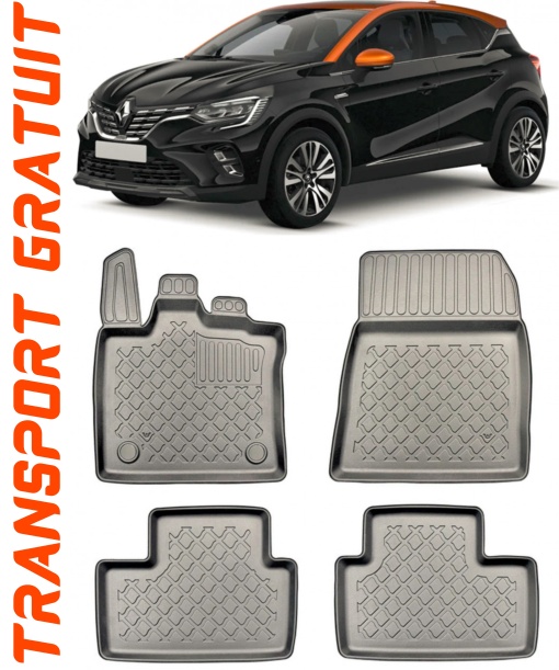 Renault Captur Set covorase auto tip tavita compatibile Renault Captur II E-Tech PHEV fabricatie 06.2020 - prezent, caroserie suv