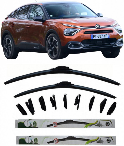 Set 2 stergatoare Kontakt Multi Adapter 60 cm/40 cm compatibile cu Citroen C4 Iii (Ba_, Bb_, Bc_) din 2020 (60 cm/40 cm)