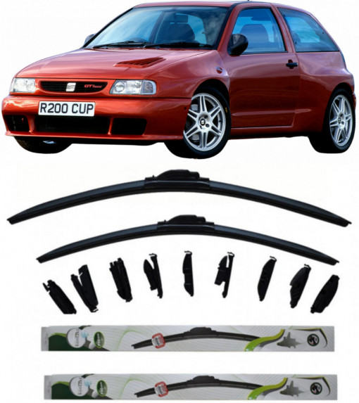 Set 2 stergatoare Multi Adapter 60/48 cm compatibile cu Seat Ibiza 3 III(1999-2002) (53 cm/48 cm)