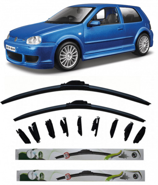 Set 2 stergatoare MultiAdapter 53cm/48cm compatibile cu Volkswagen GOLF IV Cabriolet (1E7) (1998-2002) (53 cm/48 cm)
