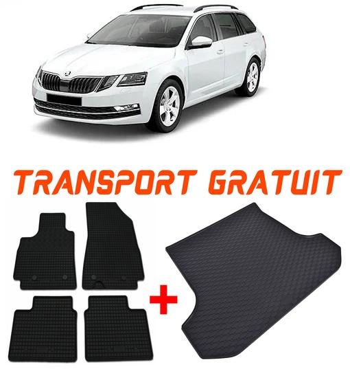 Skoda Octavia III din 05.2013 - 05.2020 Combi Portbagaj Inferior *2, Set Covorase + tavita portbagaj auto
