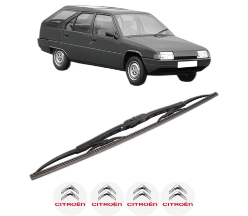 Stergator lamela spate CITROEN BX Break (XB-_) din 1983 - 1994, pentru luneta auto, Bosch Twin, din cauciuc siliconat rezistent, 4 Stickere Auto CITROEN