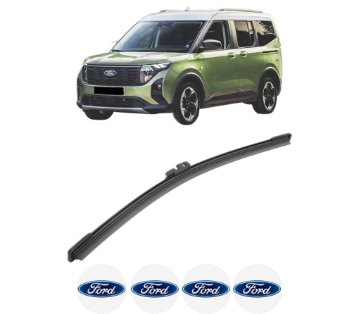 Stergator lamela spate FORD TOURNEO COURIER V769 MPV (N1P) din 2023, pentru luneta auto, Bosch Aerotwin, din cauciuc siliconat rezistent, 4 Stickere Auto FORD
