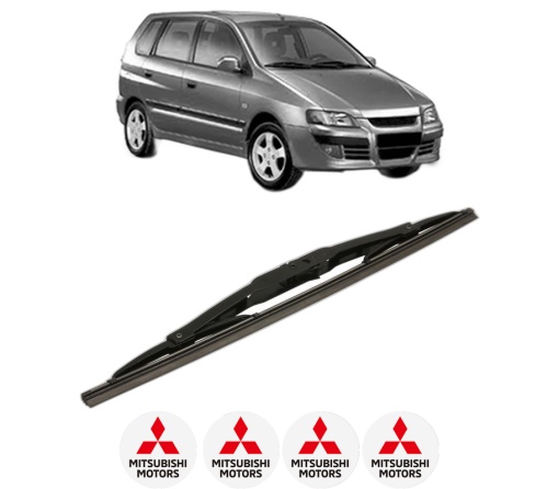 Stergator lamela spate MITSUBISHI SPACE STAR MPV (DG_A) din 1998 - 2004, pentru luneta auto, Bosch Twin, din cauciuc siliconat rezistent, 4 Stickere Auto MITSUBISHI