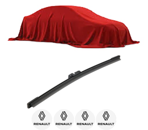 Stergator lamela spate RENAULT SCENIC E-TECH PHASE I din 2023, pentru luneta auto, Bosch Aerotwin, din cauciuc siliconat rezistent, 4 Stickere Auto RENAULT