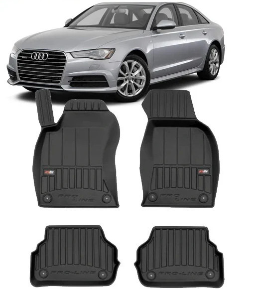 Audi A6 C5 Allroad Din 1999 - 2006, Combi , Set Covorase Auto Tip Tavita Premium 3D, din cauciuc
