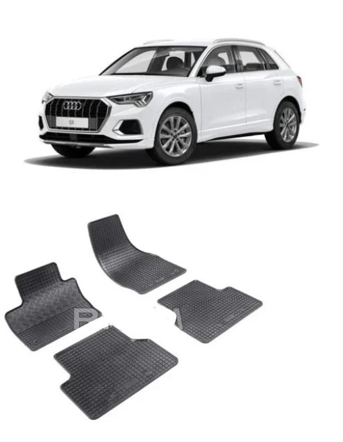 Audi Q3 I, Suv, fabricat din 08.2011 - 06.2018, set covorase auto dedicate, din cauciuc 100% Premium
