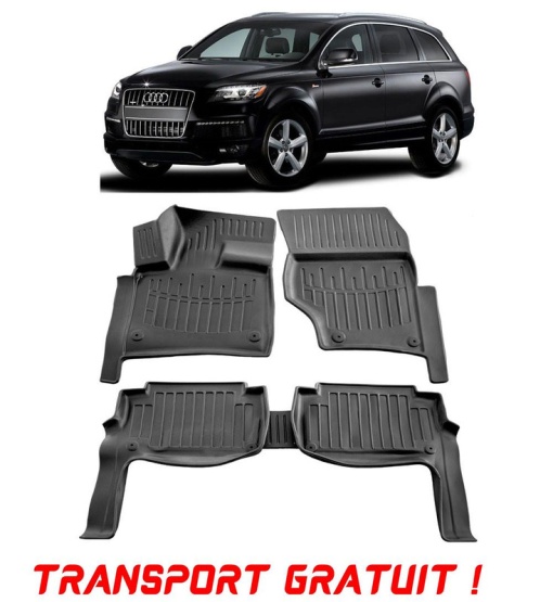 Audi Q7 (4L) (2005-2015) Set covorase auto cauciuc G.Modern Line 3D transport gratuit