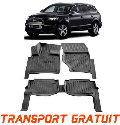 Audi Q7 (4L) (2005-2015) Set covorase auto cauciuc G.Modern Line 3D