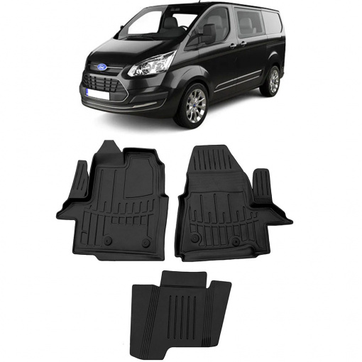 Ford Transit Custom (2012-) Set covorase auto cauciuc G.Modern Line 3D