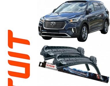 Hyundai Grand Set 2 stergatoare parbriz Bosch Bosch Aerotwin compatibile cu Hyundai Grand 2013-2018 (65 cm / 34 cm)