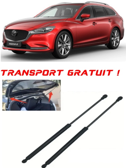 MAZDA 6 Hatchback (GG) - Set 2 amortizoare pentru portbagaj / haion compatibil cu MAZDA 6 Hatchback (GG) fabricat 2002 – 2007