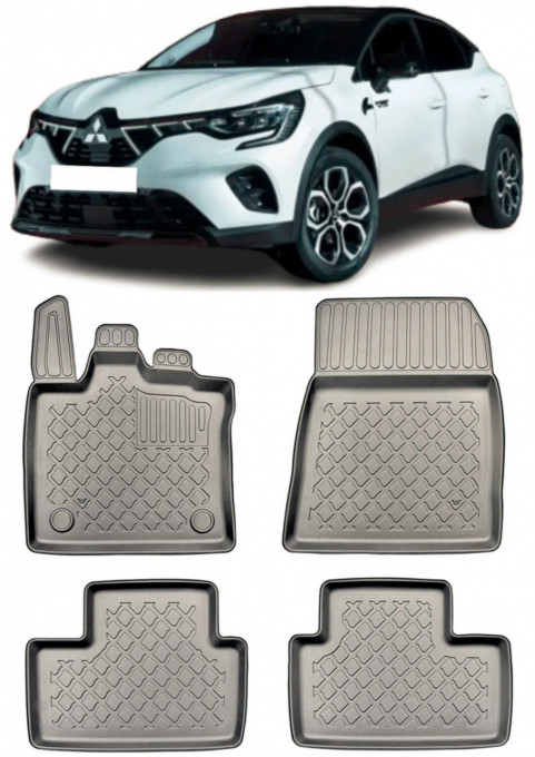 Mitsubishi ASX Set covorase auto tip tavita compatibile Mitsubishi ASX II MHEV fabricatie 03.2023 - prezent, caroserie suv