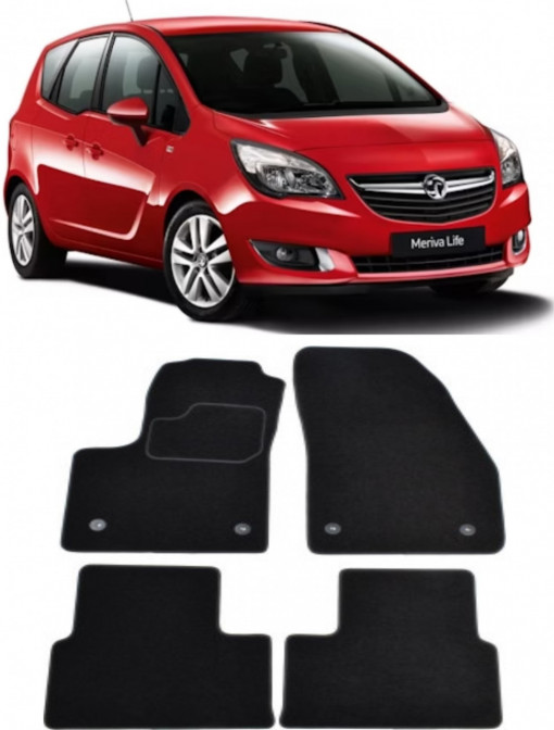 Opel Meriva B Set covorase auto din mocheta premium, dedicate pentru Opel Meriva B Combi fabricat intre 2010-2017, calitate extra