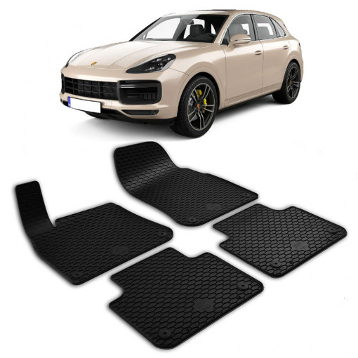 Porsche Cayenne (2018-) Set 4 covorase auto cauciuc Urban Line