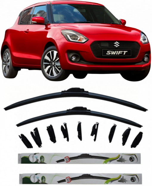 Set 2 stergatoare MultiAdapter 50cm/48cm compatibile cu Suzuki SWIFT V (AZ) (2017) (50 cm/48 cm)