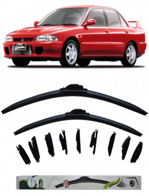 Set 2 stergatoare MultiAdapter 53cm/48cm compatibile cu Mitsubishi LANCER VI (CJ_, CP_) (1995-2003) (53 cm/48 cm)