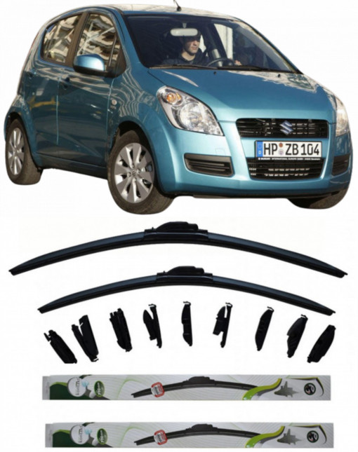 Set 2 stergatoare MultiAdapter 55cm/40cm compatibile cu Suzuki SPLASH (EX) (2008) (55 cm/40 cm)