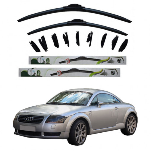 Set 2 stergatoare MultiAdapter 55cm/53cm compatibile cu Audi TT (8N3)(1998-2006) (55 cm/53 cm)