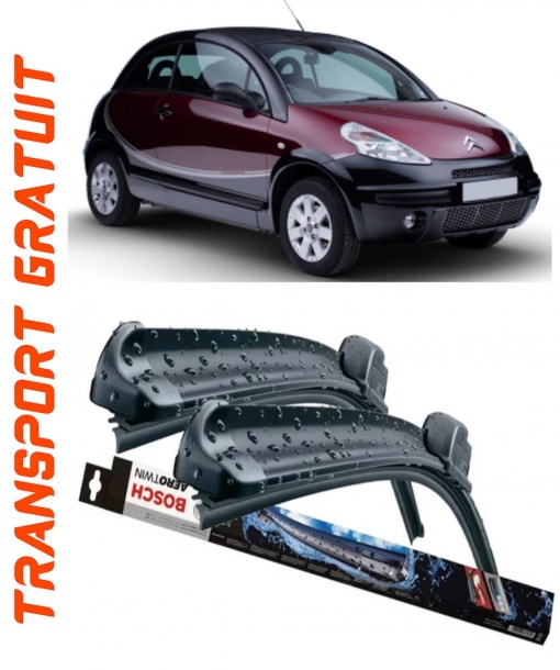 Set 2 stergatoare parbriz Bosch Aerotwin 600/475mm compatibile cu Citroen C3 Pluriel (HB_) (2003) Bosch