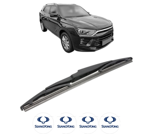 Stergator lamela spate SSANGYONG KORANDO (C300) din 2021, pentru luneta auto, Bosch Twin, din cauciuc siliconat rezistent, 4 Stickere Auto SSANGYONG