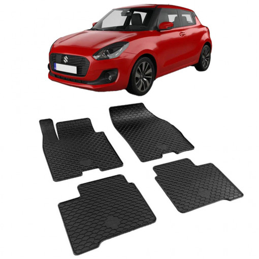 Suzuki Swift (2017-), inclusiv hybrid Set 4 covorase auto cauciuc Urban Line