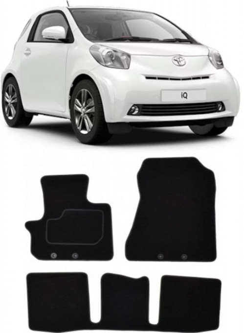 Toyota IQ Set covorase auto din mocheta premium, dedicate pentru Toyota IQ fabricat intre 2009-2015, calitate extra