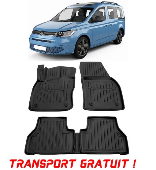 Volkswagen Caddy Iv (2020-) Set covorase auto cauciuc G.Modern Line 3D transport gratuit