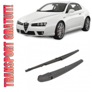 Alfa Romeo 159 Brat stergator pentru luneta spate cu lamela 340 mm, compatibil cu Alfa Romeo 159 Hatchback fabricat intre 2006-2012, calitate extra