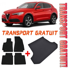 Alfa Romeo Stelvio Set Covorase + tavita portbagaj auto Alfa Romeo Stelvio fabricatie 01.2017 - prezent, caroserie suv
