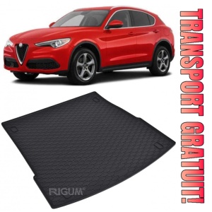 Alfa Romeo Stelvio Tavita pentru portbagaj din cauciuc, compatibila Alfa Romeo Stelvio Facelift fabricatie 2020 - prezent, caroserie suv