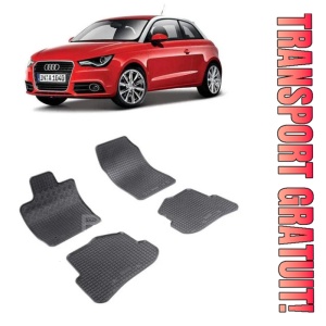 Audi A1 8X, Hatchback, fabricat din 09.2010 - 05.2018, set covorase auto dedicate, din cauciuc 100% Premium