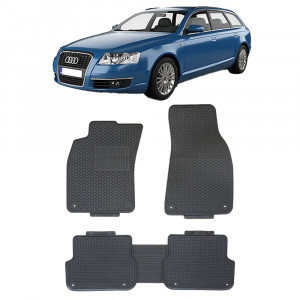 Audi A6 (C6) (2004-2011) Set 5 covorase auto cauciuc Exclusive Line accesorii pentru autoturismul tau - masina v237829