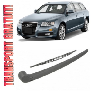 Audi A6 C6 Brat stergator pentru luneta spate cu lamela 330 mm, compatibil cu Audi A6 C6 (Avant) fabricat intre 2005-2011, calitate extra
