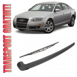 Audi A6 C6 Brat stergator pentru luneta spate cu lamela 380 mm, compatibil cu Audi A6 C6 fabricat intre 2004-2008, calitate extra