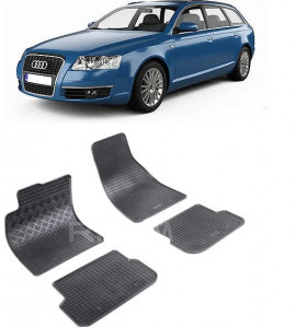Audi A6 C6, Combi, fabricat din 03.2005 - 03.2006, set covorase auto dedicate, din cauciuc 100% Premium accesorii pentru autoturismul tau - masina v156478