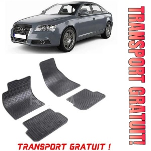 Audi A6 C6, Sedan, fabricat din 03.2006 - 2011, set covorase auto dedicate, din cauciuc 100% Premium - Transport Gratuit - Img 1