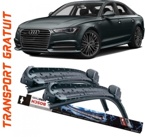 Audi A6 C7 Avant Set 2 stergatoare parbriz Bosch Bosch Aerotwin 65 cm/53 cm compatibile cu Audi A6 C7 Avant (4G5, 4Gd) din 2011-2018 (65 cm / 53 cm) accesorii pentru autoturismul tau - masina v127171