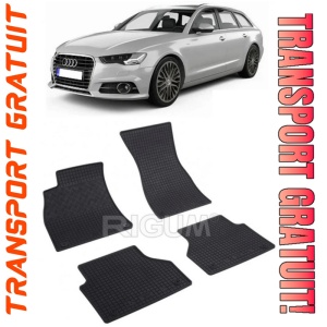 Audi A6 C8, Combi, fabricat din 09.2018 - Prezent, set covorase auto dedicate, din cauciuc 100% Premium