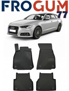 Audi A6 C8 Din 09.2018 - Prezent, Combi , Set Covorase Auto Tip Tavita Premium 3D, din cauciuc accesorii pentru autoturismul tau - masina v166061