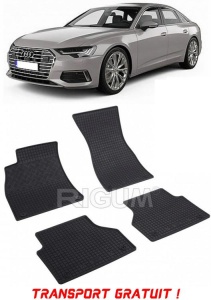 Audi A6 C8, Sedan, fabricat din 06.2018 - Prezent, set covorase auto dedicate, din cauciuc 100% Premium - Transport Gratuit accesorii pentru autoturismul tau - masina v41001
