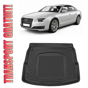 Audi A8 D4 Sedan din 01.2010 - 09.2013, Tavita Pentru Portbagaj Lux Premium Dedicata, Roata Rezerva Mica / Kit Reparatie *2