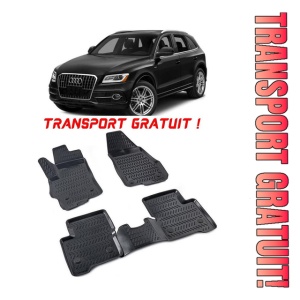 Audi Q5 (8A) II 2017-2025 Set 4 covorase auto din cauciuc tip tavita premium line 3D - Transport Gratuit!