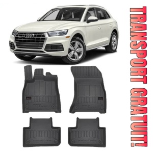Audi Q5 Fyt Sportback, Suv, Din 03.2021 - Prezent , Set Covorase Auto Tip Tavita Premium 3D, din cauciuc