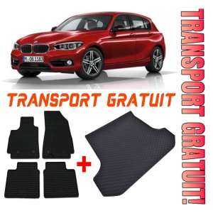 BMW F20 Set Covorase + tavita portbagaj auto BMW Seria 1 F20 fabricatie 10.2011 - 06.2019, caroserie hatchback, 5 usi