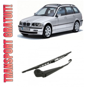 Bmw Seria 3 Brat stergator pentru luneta spate cu lamela 400 mm, compatibil cu Bmw Seria 3 Combi fabricat intre 1990-1998, calitate extra