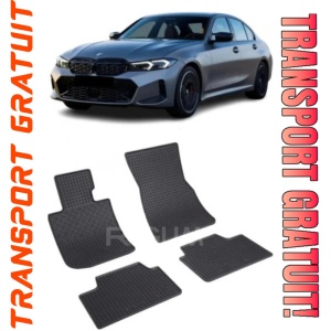 Bmw Seria 3 G20 PhEV fabricat din 07.2019 - Prezent, Sedan, set covorase auto dedicate, din cauciuc 100% Premium
