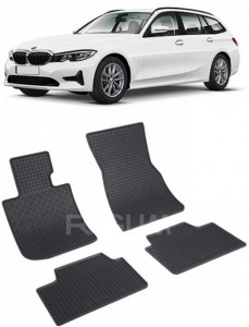 Bmw Seria 3 G21, Combi, fabricat din 06.2019 - Prezent, set covorase auto dedicate, din cauciuc 100% Premium accesorii pentru autoturismul tau - masina v156190