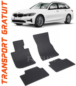 Bmw Seria 3 G21, Combi, fabricat din 06.2019 - Prezent, set covorase auto dedicate, din cauciuc 100% Premium accesorii pentru autoturismul tau - masina v156189
