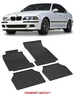 Bmw Seria 5 E39, Sedan, fabricat din 1996 - 06.2003, set covorase auto dedicate, din cauciuc 100% Premium - Transport Gratuit accesorii pentru autoturismul tau - masina v40801
